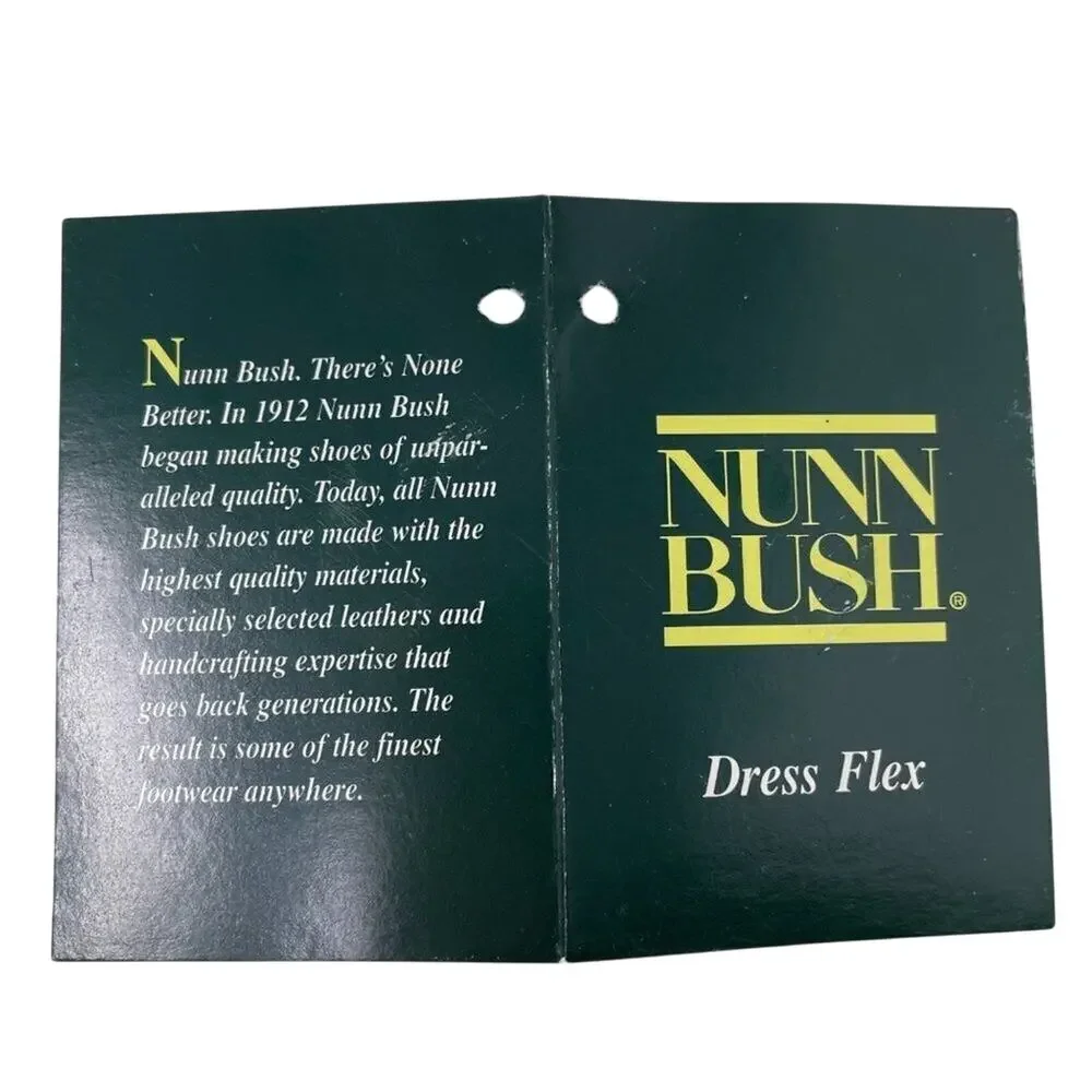Nunn Bush Dress Flex Black Oxfords Size 9 1/2